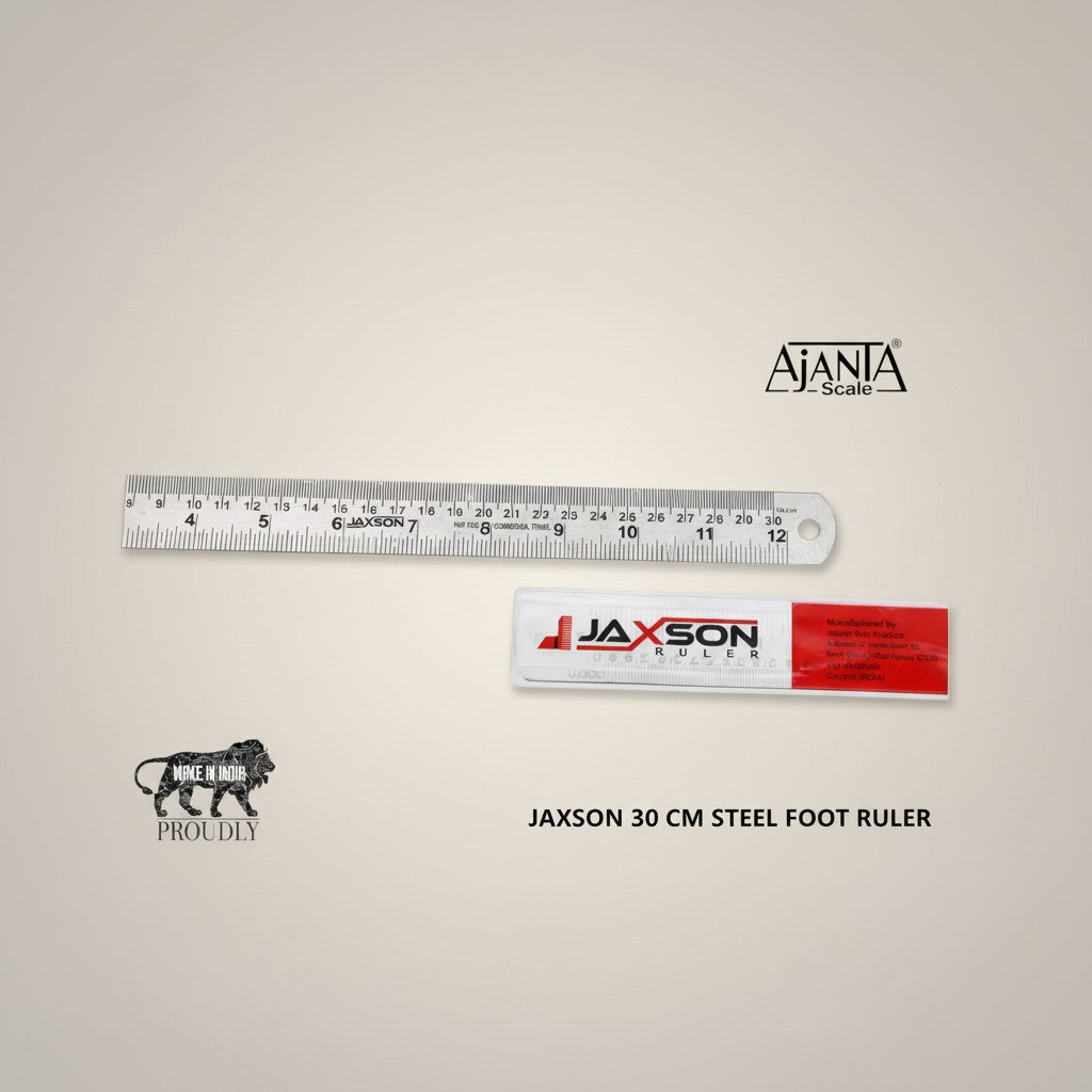 Ajanta Jaxson ruler stainless steel 30cm