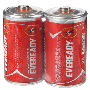 Eveready Red C Type Battery 1035 Batteries | Set of 2 | Highly Durable & Leak Proof | C-Type Battery for Household and Office Devices