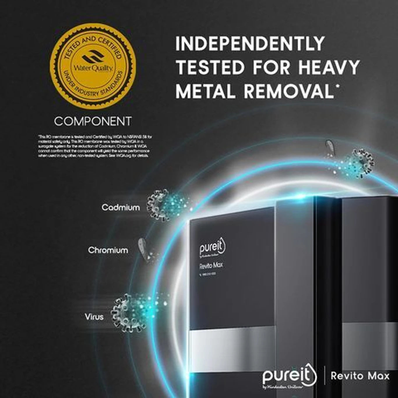 Pureit REVITO MAX 9 L RO + In-tank UV + Minerals Water Purifier (sd)