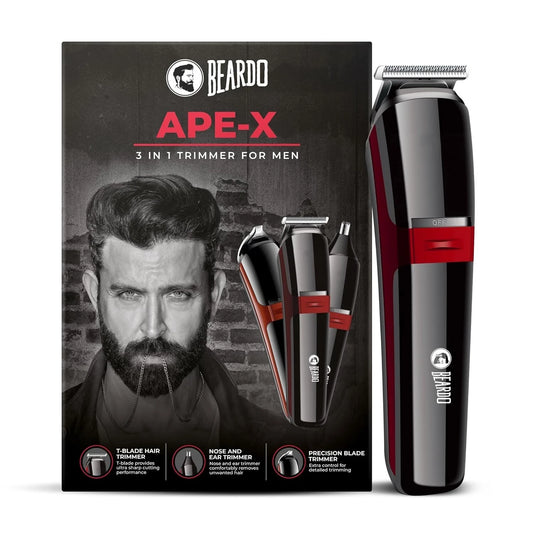 Scoffco BEARDO Ape-X 3-in-1 Trimmer, nose trimmer, shaver, manscaping. Trimmer