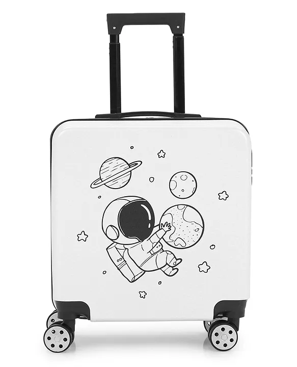 SCOFFCO KIDS LUGGAGE BAG 716 SET OF 2 LUGGAGE : SUITCASE & VANITY (WPT) - VARIATION COLOUR - ( PINK UNICORN / WHITE STAR WARS )