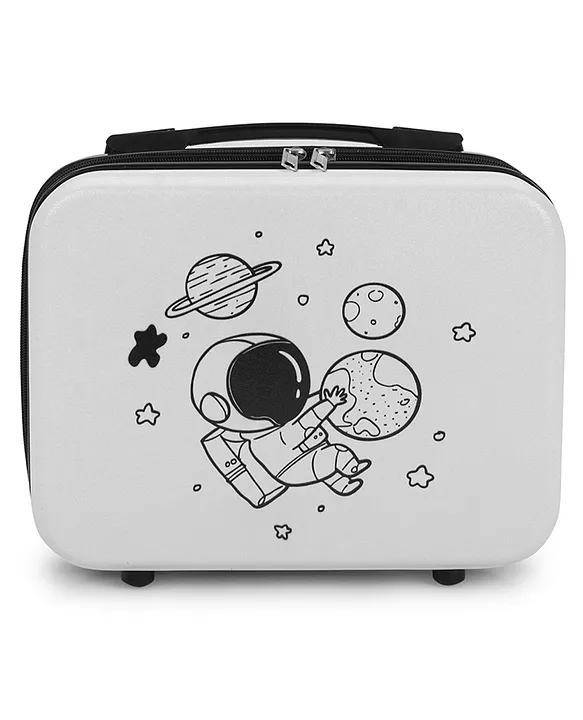 SCOFFCO KIDS LUGGAGE BAG 716 SET OF 2 LUGGAGE : SUITCASE & VANITY (WPT) - VARIATION COLOUR - ( PINK UNICORN / WHITE STAR WARS )