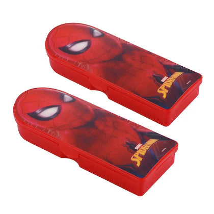 SKI Crysta 3D Big Pencil Box - set of 1- Spiderman