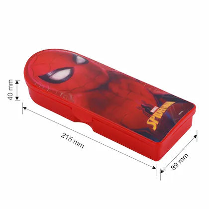 SKI Crysta 3D Big Pencil Box - set of 1- Spiderman