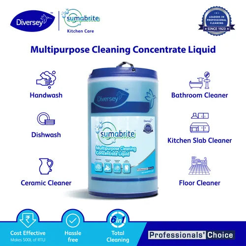 DIVERSEY MULTIPURPOSE CLEANING CONCENTRATED LIQUID 25 LTR - Scoffco