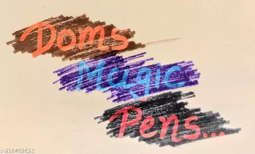 Doms Magic Sketch Pen 9 + 1 | DOMS | 9 Magic Color Sketch Pens + 1 Colour Changer Pen | Mini