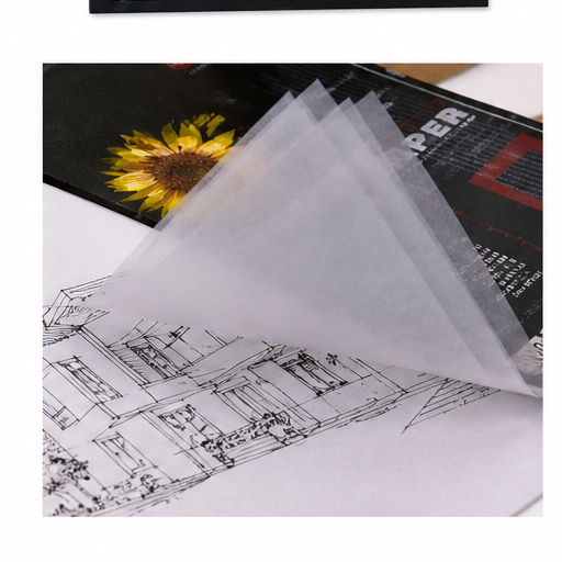 DESMAT A3 Tracing Paper Pad | 100 Sheets | High Transparency Butter Paper for Drawing, Sketching, Drafting & Architectural Design | Smooth Finish Tracing Sheets