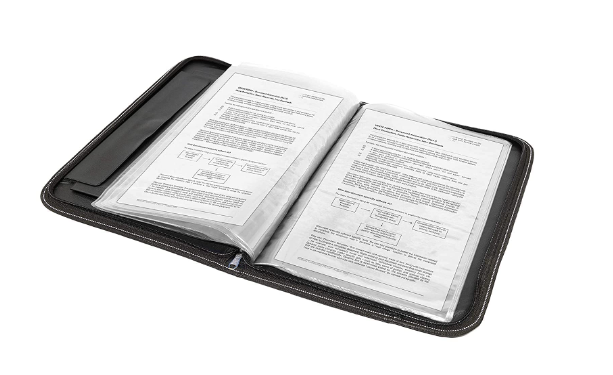 DIGISMART* PU Leather Multipurpose File Sleeve to Store A4 Professional Files and Folders, Certificate, Legal Size Documents Holder and for Men and Women