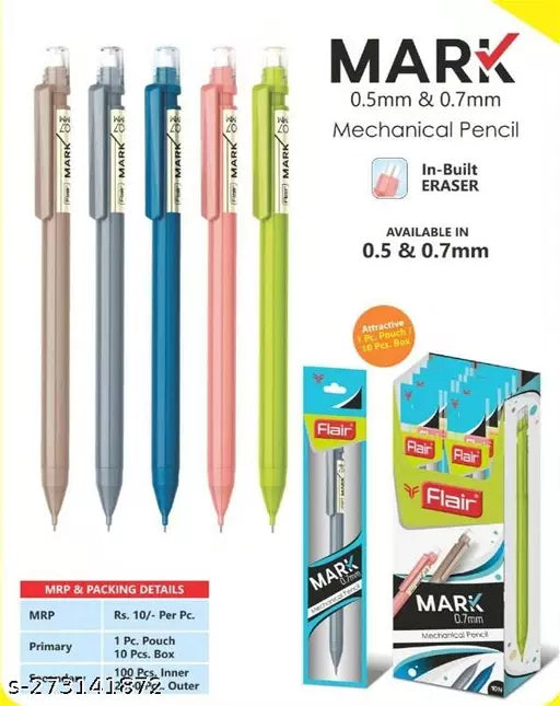 Flair Creative Mark Mechanical Pencil 0.5mm (Pack of 10)