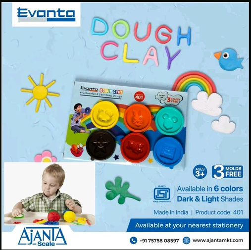 Evanta Dough Clay- Dark Color No. 401 - Scoffco