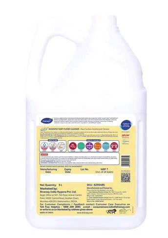 Diversey Crew Disinfectant Floor Cleaner Citrus Fragrance 5 Litre - Scoffco