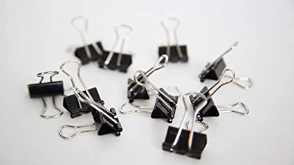 Amkay Binder Clip 19mm(Pack of 12 pcs)