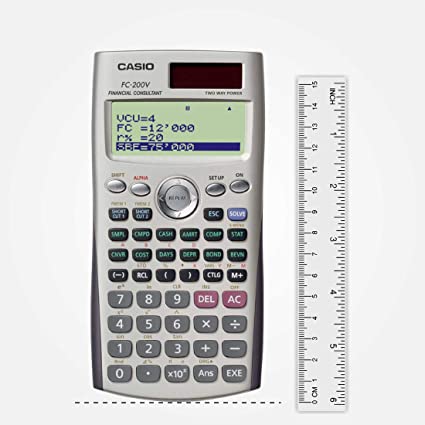 Casio Financial Calculator FC-200V