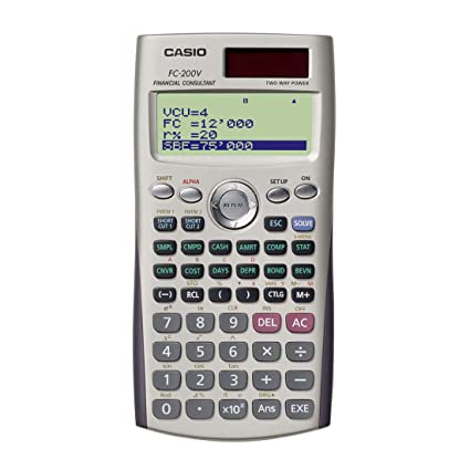 Casio Financial Calculator FC-200V