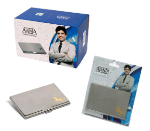 Ajanta Card Holder 901 (3 Pcs.) Credit Card Holder Debit Card Holder Business Card Holder Visiting Card Holder Visiting Card Case ATM Card Holder Stainless Steel Card Holder - Scoffco