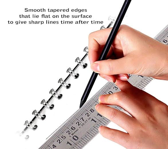 Ajanta Art Ruler Stainless Steel 15cm - Scoffco