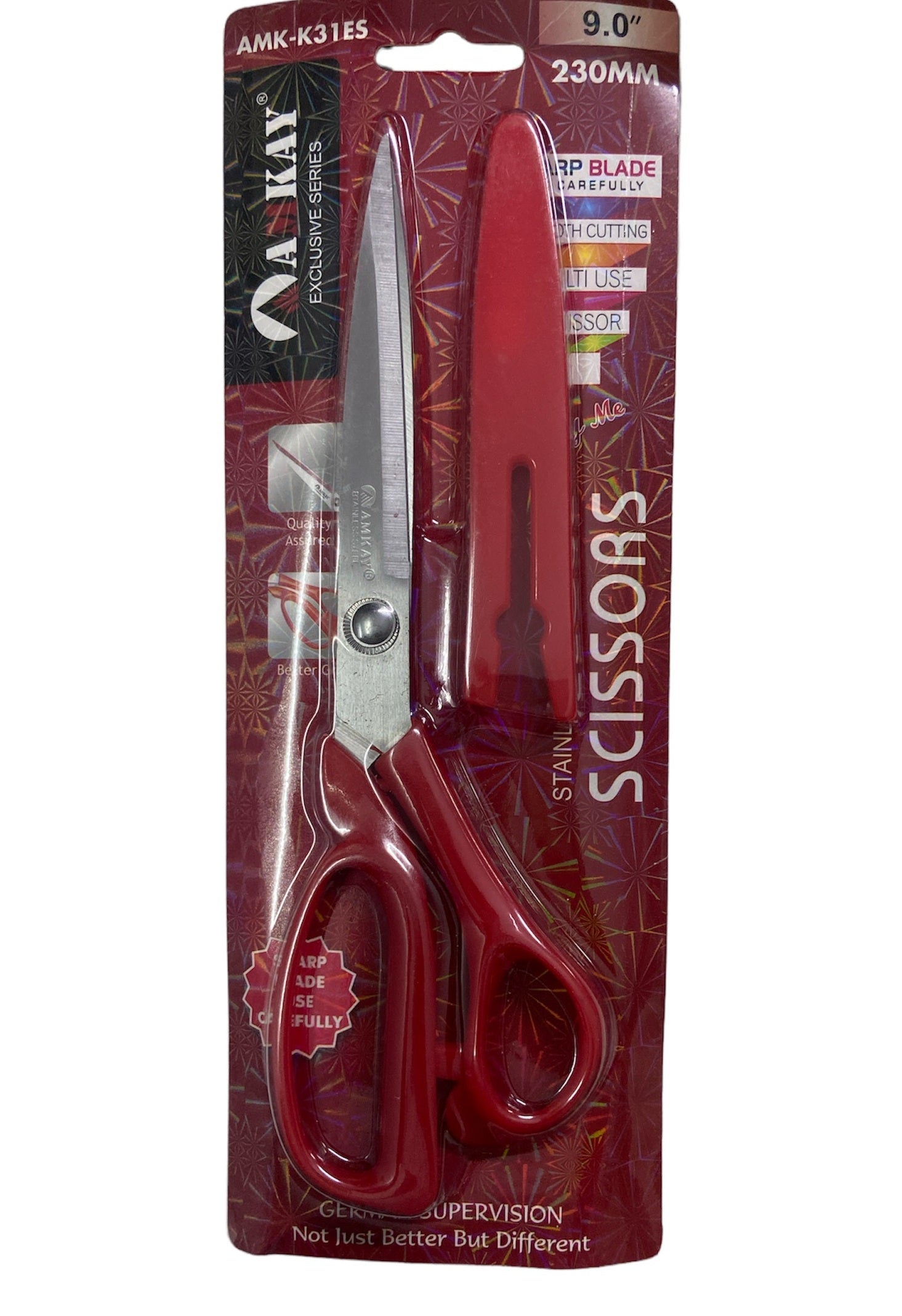 Deli Multipurpose Scissors Comfort-Grip Handles Sturdy Sharp