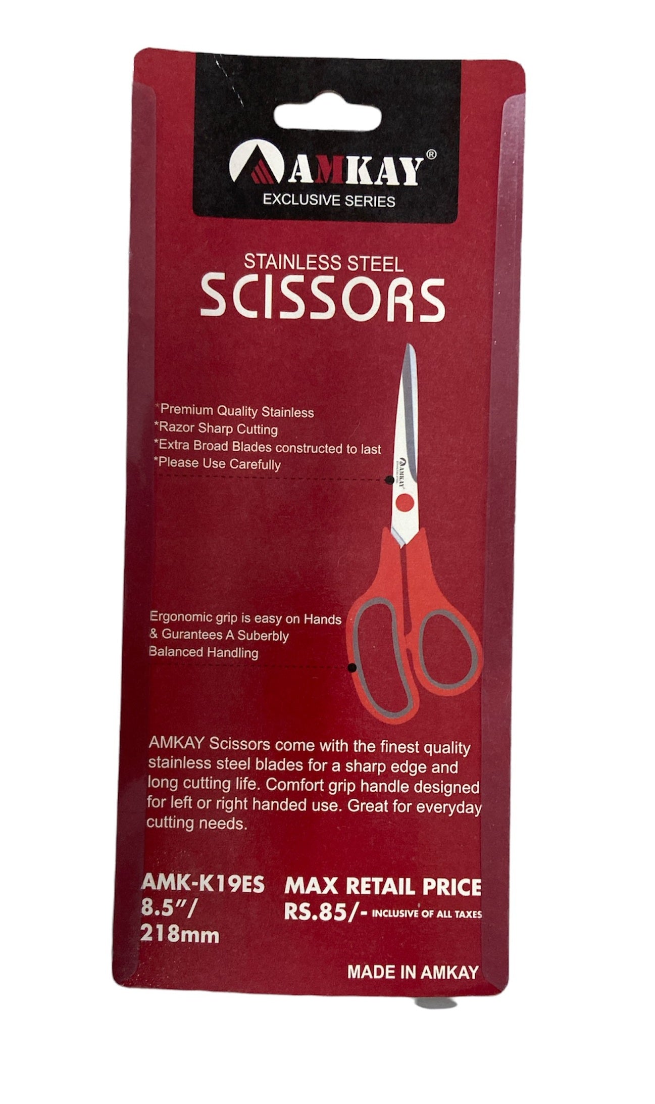 Amkay Scissor 19, 8.5 Inch - Scoffco