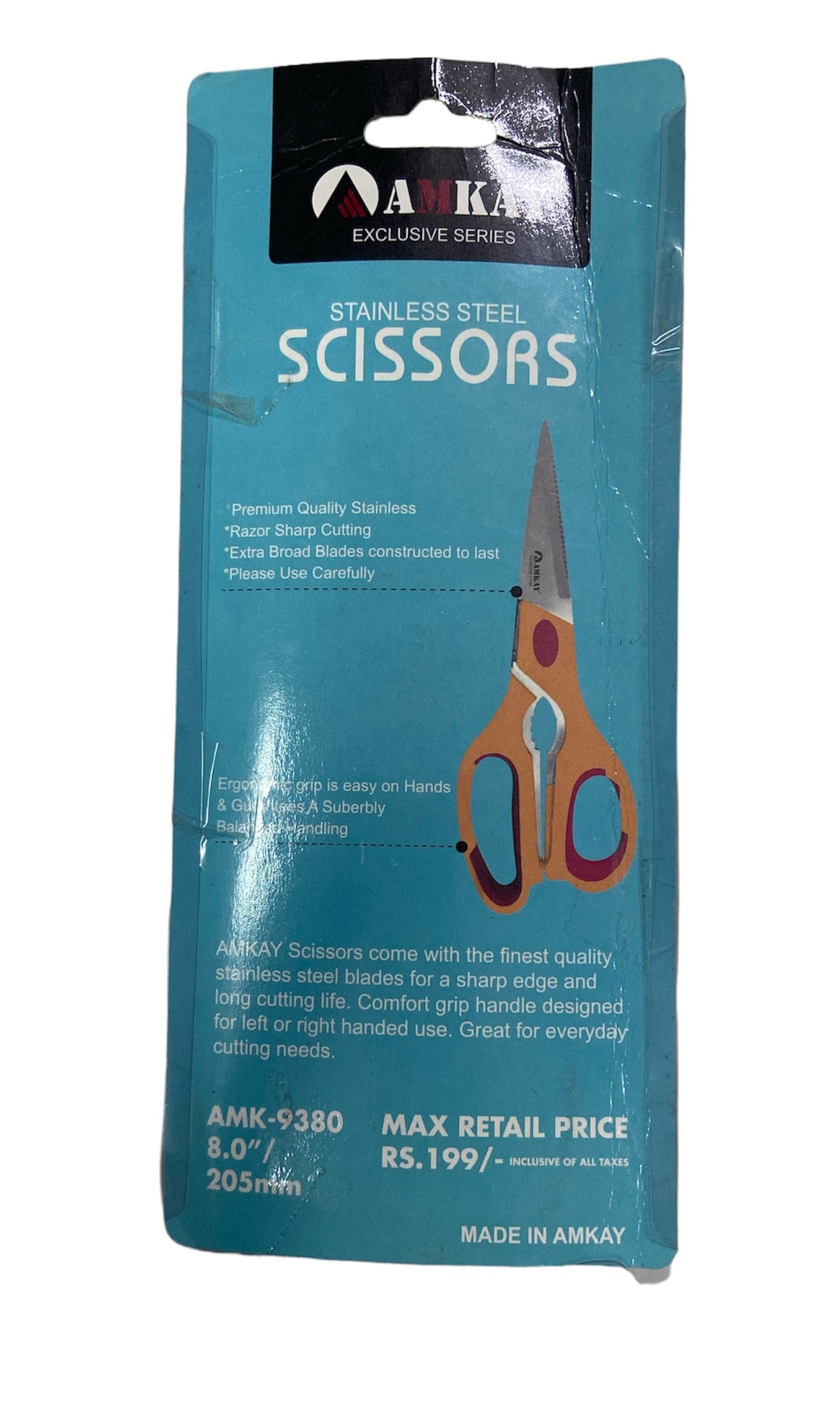 Amkay Scissor 9380, 8 Inch - Scoffco