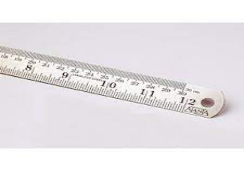 Ajanta Cross Steel Foot ruler 30cm - Scoffco