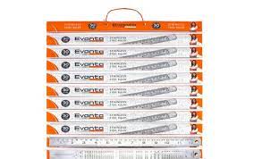 Evanta ruler super stainless steel 30cm - Scoffco