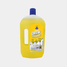 Diversey Crew Disinfectant Floor Cleaner Citrus Fragrance 1 Litre - Scoffco