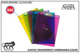 Ajanta Transparent Unbreakable Exam Board No. 966 - Scoffco