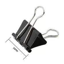 Amkay Binder Clip 19mm(Pack of 12 pcs)