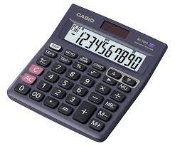 Casio MJ-100D 150 Steps Check and Correct Desktop Calculator with Bigger Screen/Keys (12 Digit), Black - Scoffco