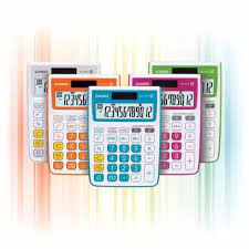 Casio Colourful Check & Correct MJ-12VCB 300 Steps Check and Correct Desktop Calculator with Bigger Screen/Keys (12 Digit), Black