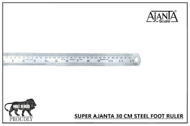 Ajanta ruler super stainless steel 30cm - Scoffco