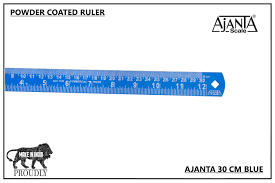 Ajanta Jaxson ruler stainless steel 30cm - Scoffco