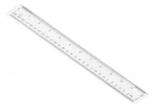 Ajanta Plastic Scale/Ruler 30cm - Scoffco