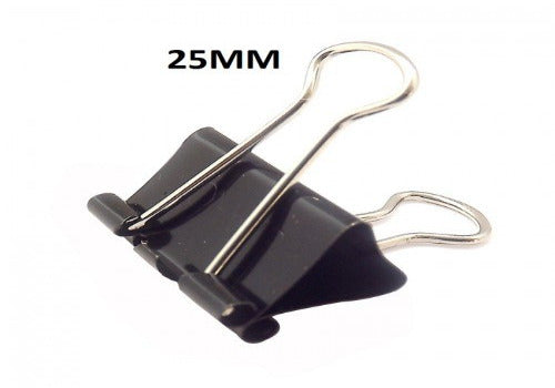 Amkay Binder Clip 25mm(Pack of 12 pcs) - Scoffco